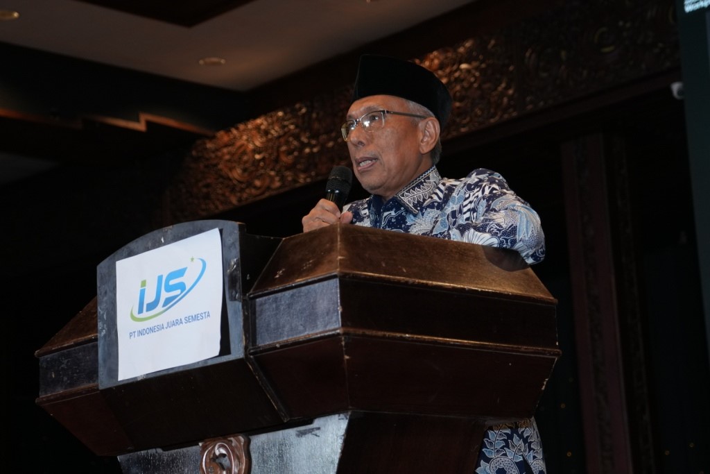 Sambutan Pendiri Bimbel Nurul Fikri Drs. Musoli dalam puncak perayaan milad ke-41 Bimbel Nurul Fikri